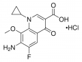 7-Amino-1-cyclopropyl-6-fluoro-1,4-dihydro-8-methoxy-4-oxo-3-quinolinecarboxylic acid hydrochloride