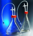 Corning® Erlenmeyer cell culture flasks, 0.2 μm vent with diptube