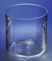 Pyrex® cylindrical jar with recessed handles