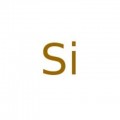 Silicon sputtering target, 50.8mm (2.0in) dia x 6.35mm (0.250in) thick, 99.999% (metals basis)